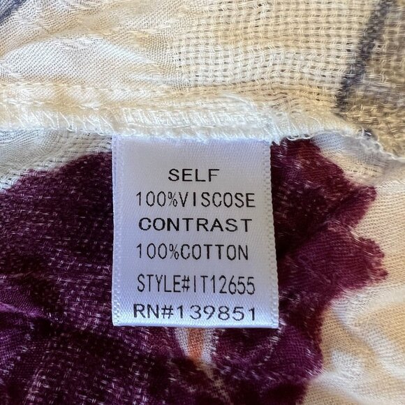 Oddy Mesh Lace Duster Cardigan Size M/L Colorful Sleeveless Boho Peasant Crochet - Picture 10 of 11